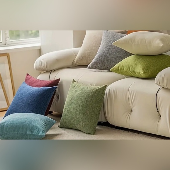 2 brand new pillow cases grey color size 40 cm by 40 cm gray - Picture 7 of 11